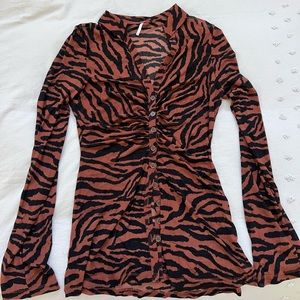 Free People button down